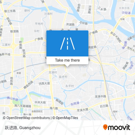 跃进路 map
