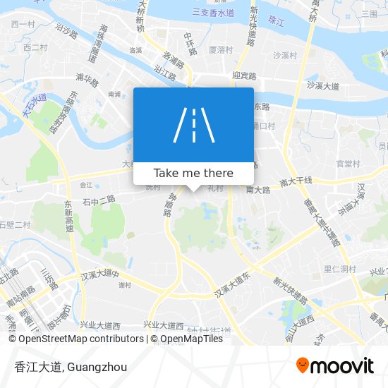 香江大道 map