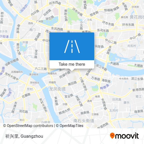 祈兴里 map