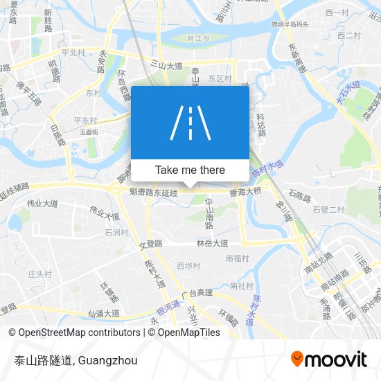 泰山路隧道 map