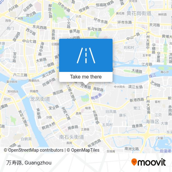 万寿路 map