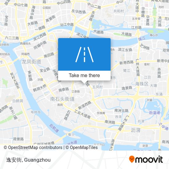 逸安街 map