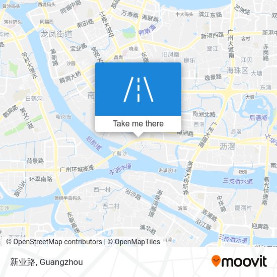 新业路 map