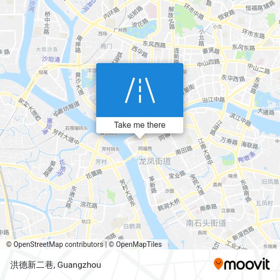 洪德新二巷 map