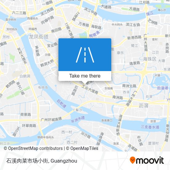 石溪肉菜市场小街 map