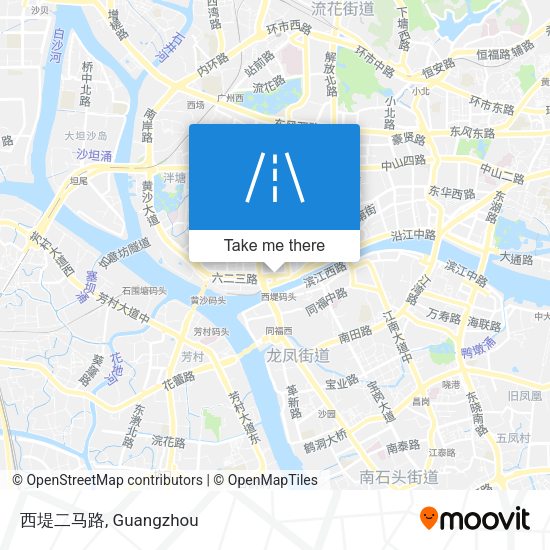西堤二马路 map
