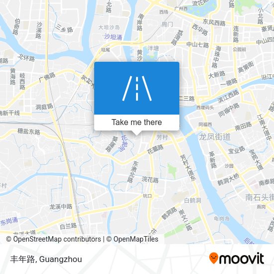 丰年路 map