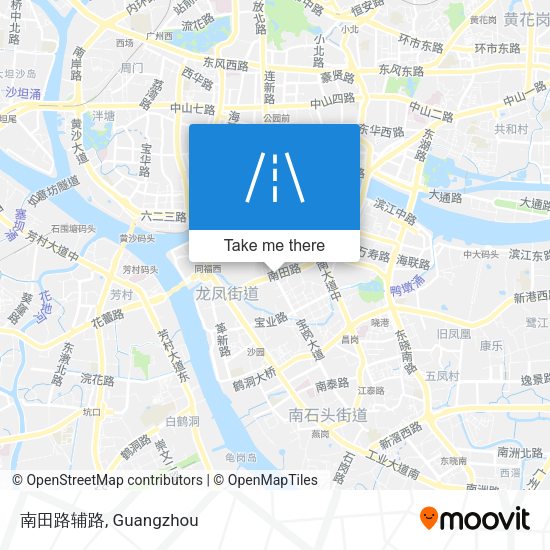 南田路辅路 map