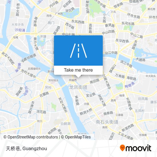 天桥巷 map