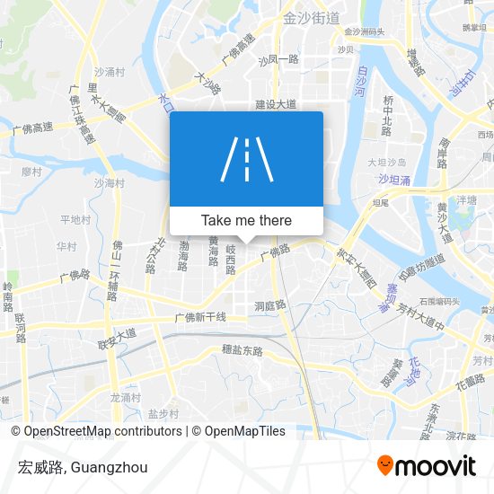 宏威路 map