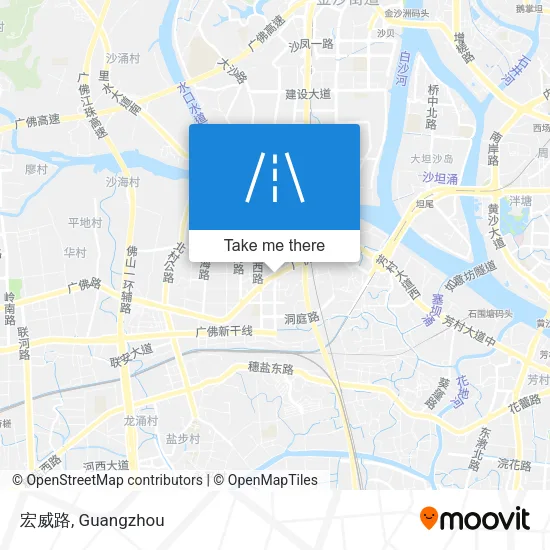 宏威路 map