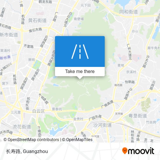 长寿路 map