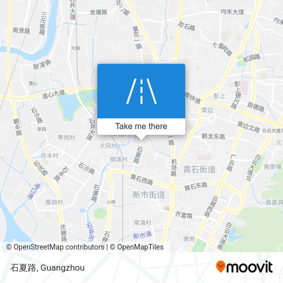 石夏路 map