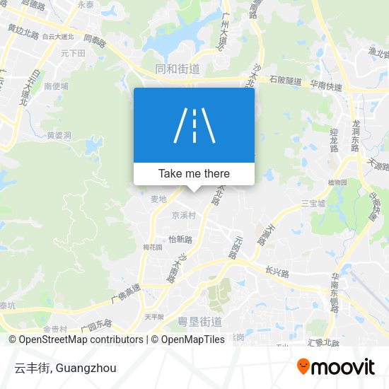 云丰街 map
