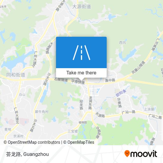 荟龙路 map