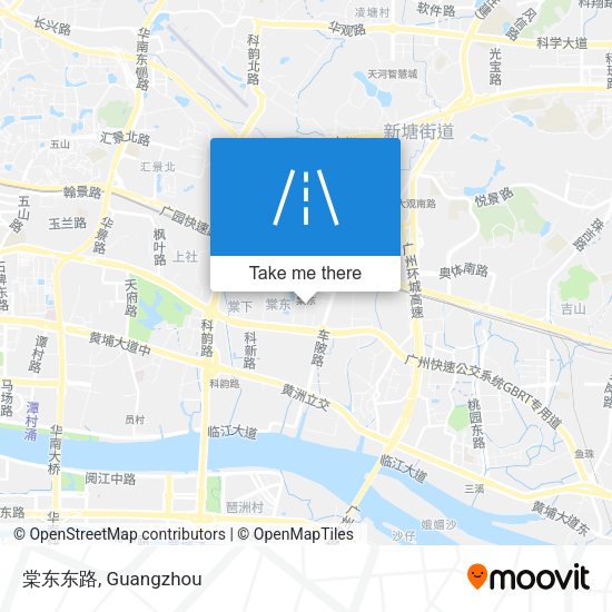 棠东东路 map
