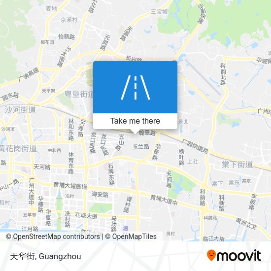 天华街 map