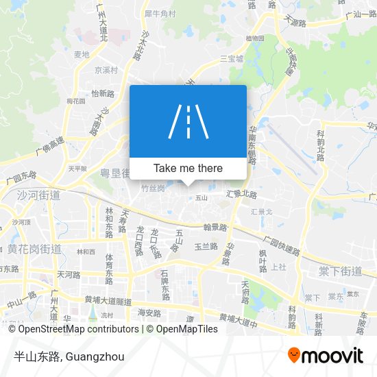 半山东路 map