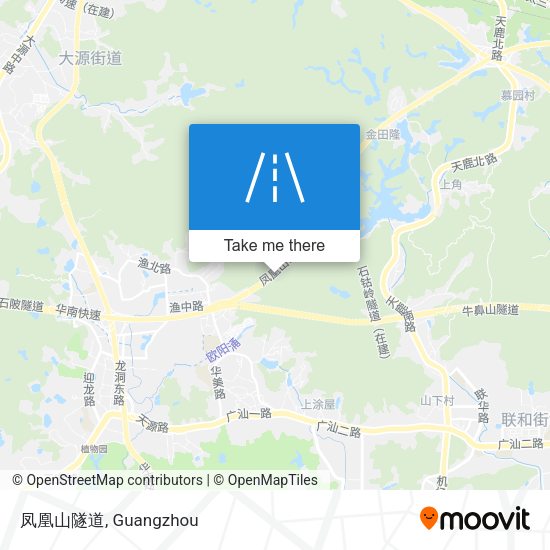 凤凰山隧道 map