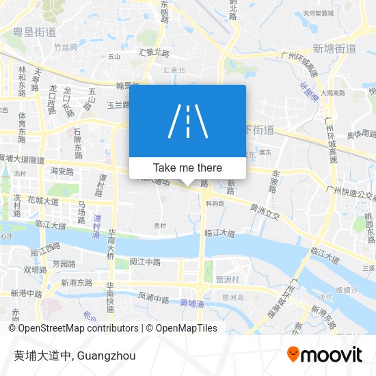 黄埔大道中 map