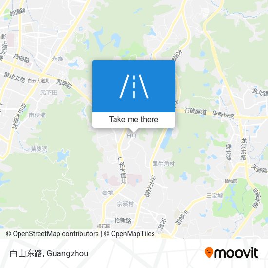 白山东路 map