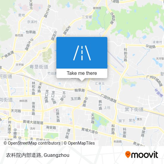 农科院内部道路 map