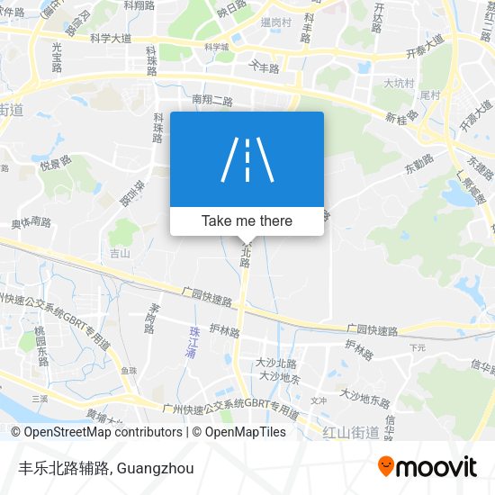 丰乐北路辅路 map