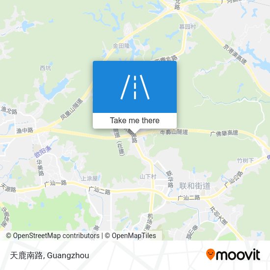 天鹿南路 map