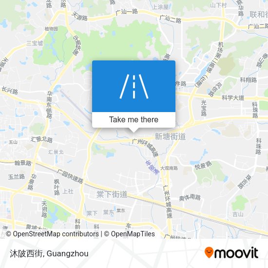 沐陂西街 map