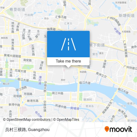 员村三横路 map