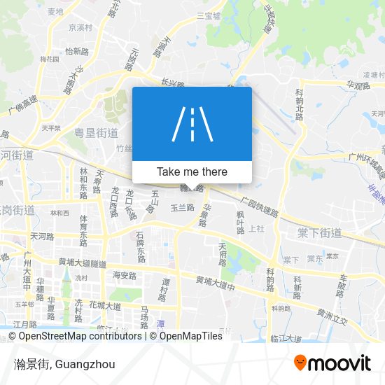瀚景街 map