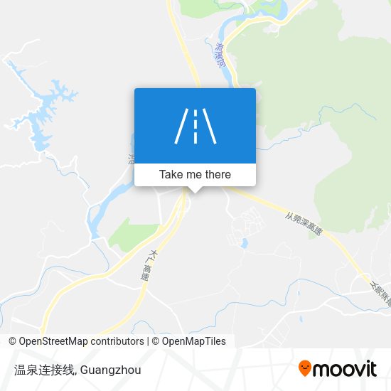温泉连接线 map