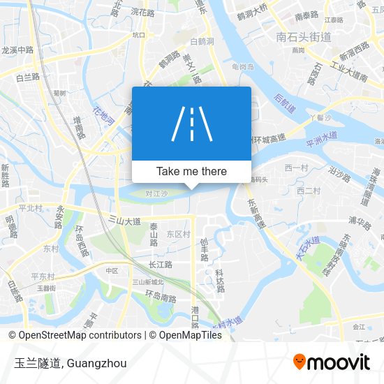 玉兰隧道 map
