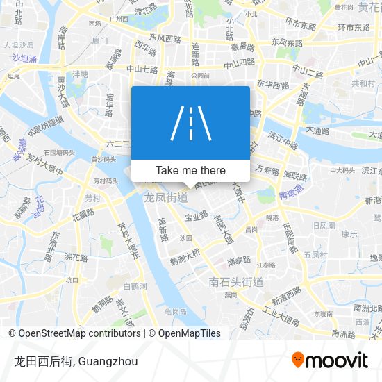 龙田西后街 map
