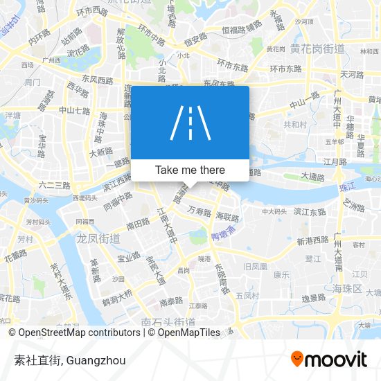 素社直街 map