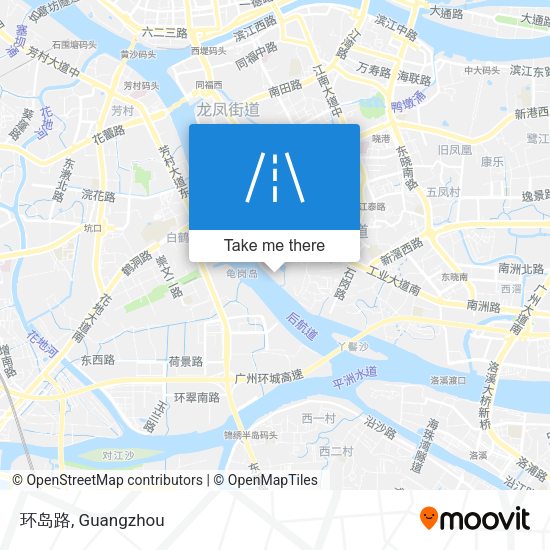 环岛路 map