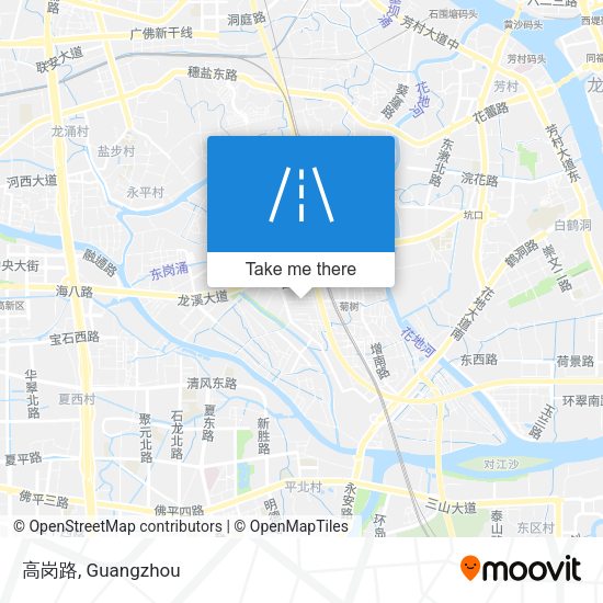 高岗路 map