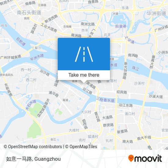 如意一马路 map