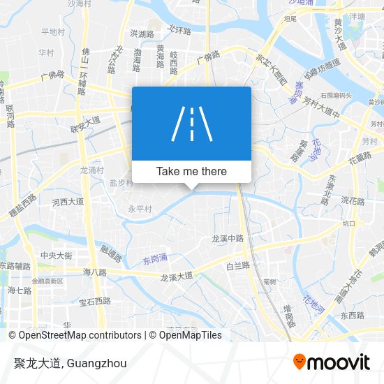 聚龙大道 map