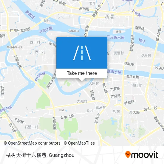 桔树大街十六横巷 map