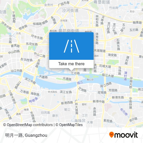 明月一路 map