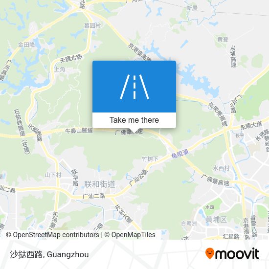 沙挞西路 map