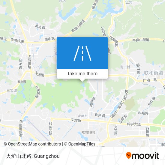 火炉山北路 map