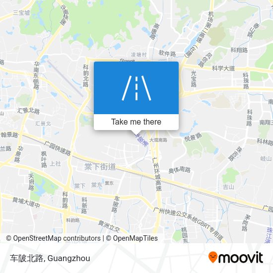 车陂北路 map