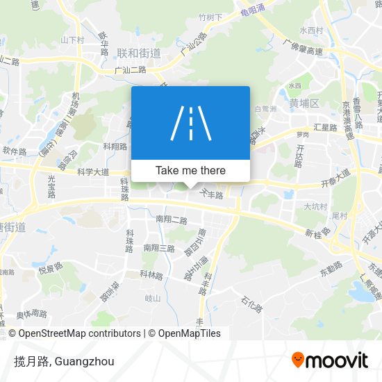 揽月路 map