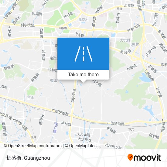 长盛街 map
