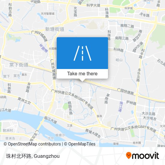 珠村北环路 map
