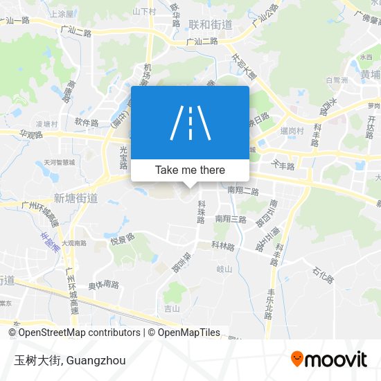 玉树大街 map