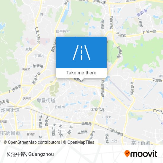 长湴中路 map
