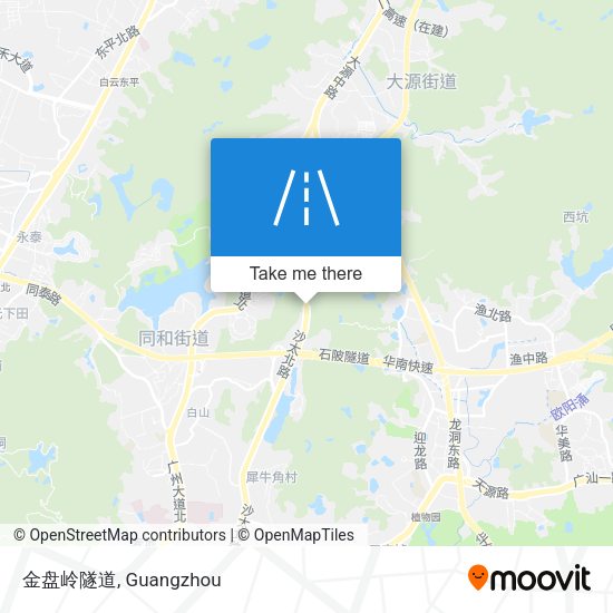 金盘岭隧道 map
